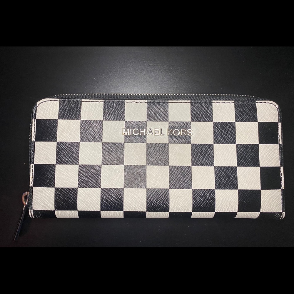 Michael Kors Saffiano Checkerboard wallet